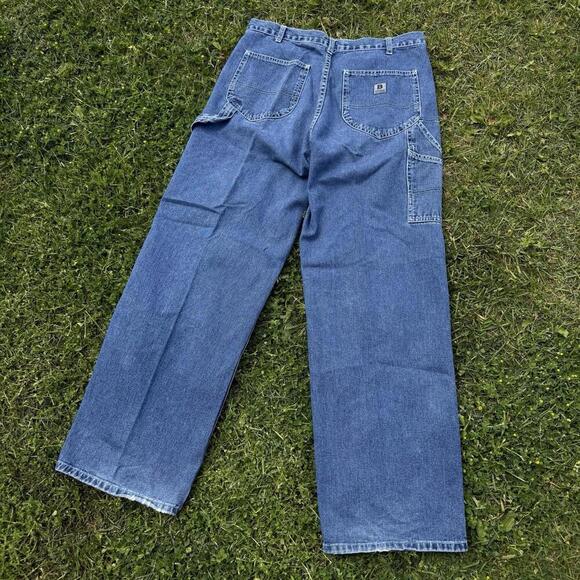 VTG Buffalo David Bitton Carpenter Jeans Cotton Relaxed Fit 33x31 Y2K Workwear - Picture 1 of 10